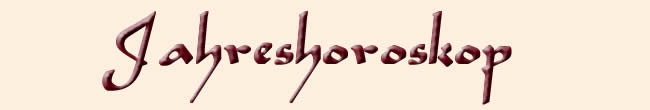 Jahreshoroskop kostenlos Jahreshoroskop